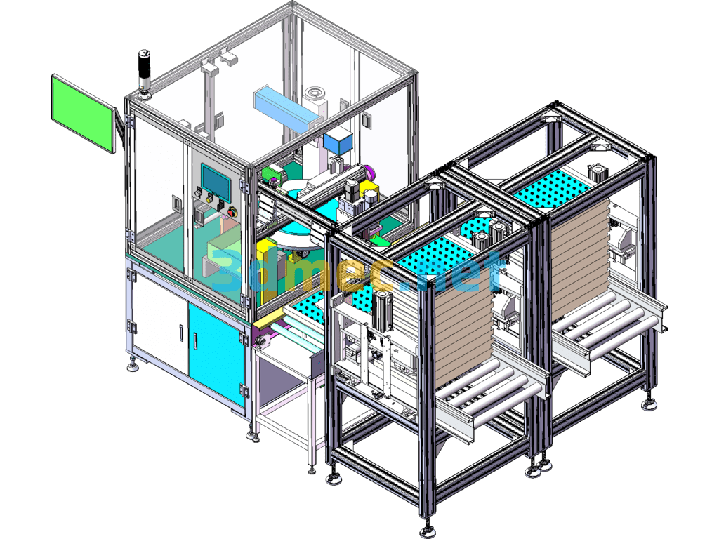 Compatible Palletizing Plotter - 3D Model SolidWorks Free Download