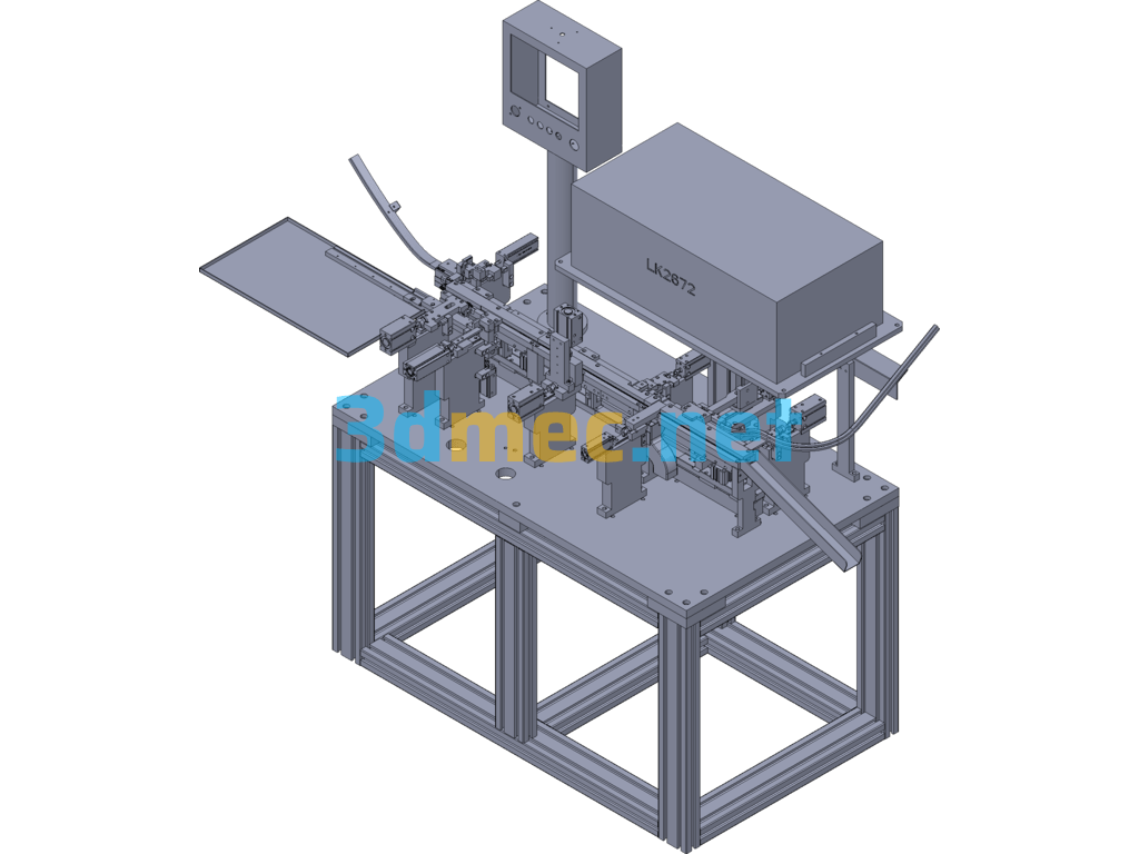 HDMI-162 Vertical Assembly Machine - 3D Model ProE Free Download