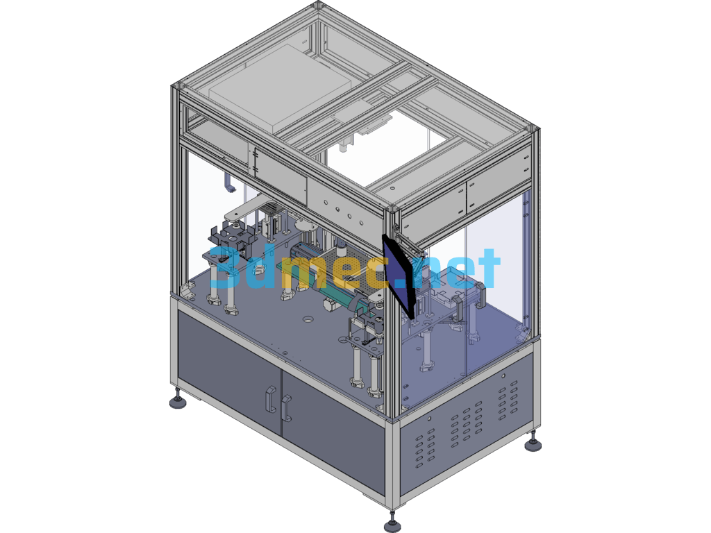 Multifunctional Solar Cell Laser Scribing Machine SW2016 (In Mass Production) - 3D Model SolidWorks Free Download