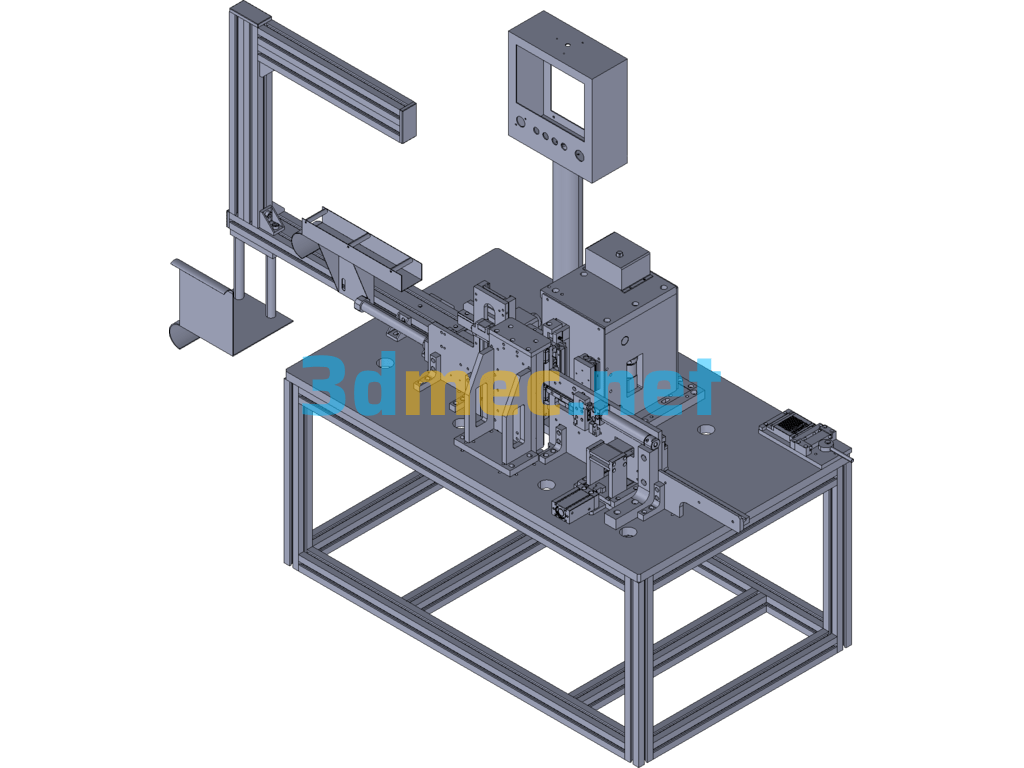 FPC24pin Automatic Machine - 3D Model ProE Free Download