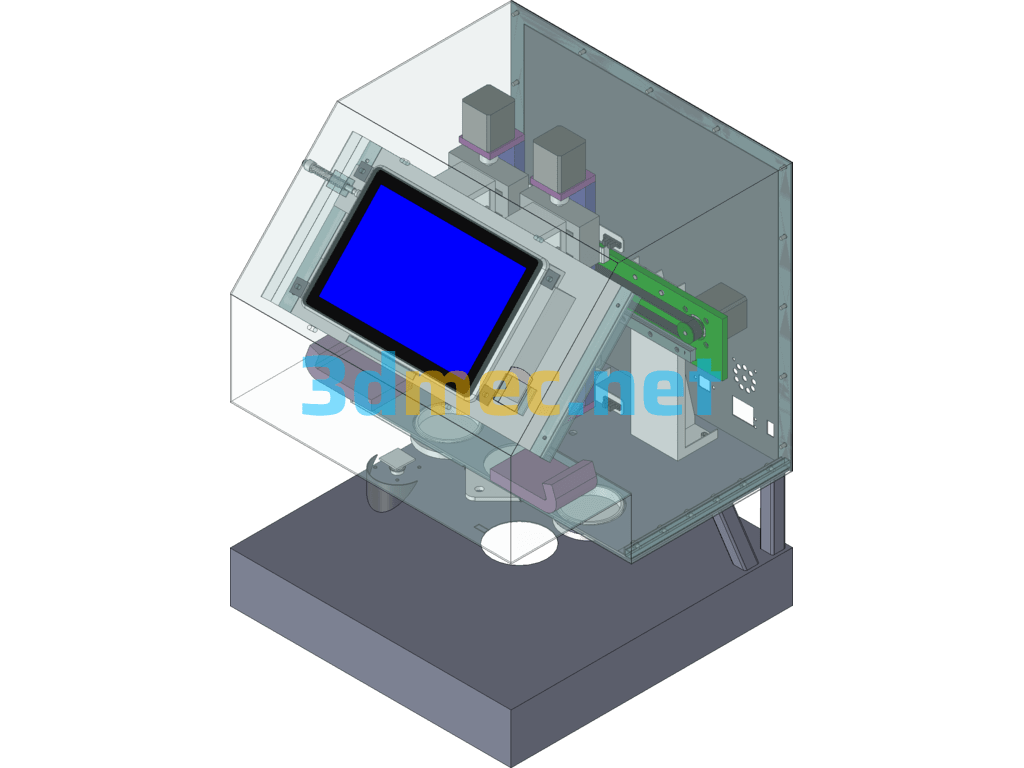 Automatic Paper Stamping Machine (3D Model + Parts BOM + CAD Drawing) - 3D Model SolidWorks Free Download