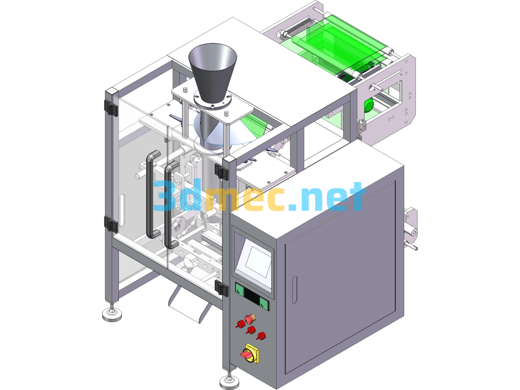 Non-Standard Automatic Packaging Film Packaging Machine - 3D Model SolidWorks Free Download