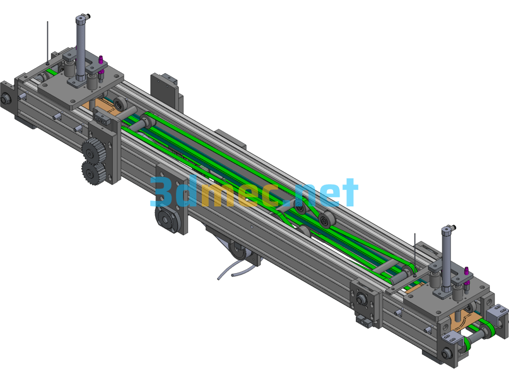 Mask Conveyor - 3D Model Exported Free Download