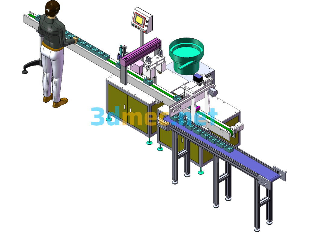 Automatic Feeding Equipment For Paper Feeding Machine - 3D Model SolidWorks Free Download