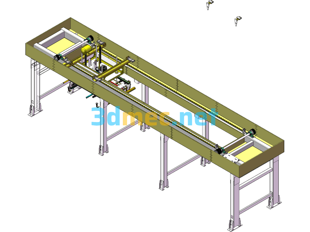 Clamping Machine (PcB Stacking Clamping) - 3D Model SolidWorks AutoCAD-ZWCAD Free Download