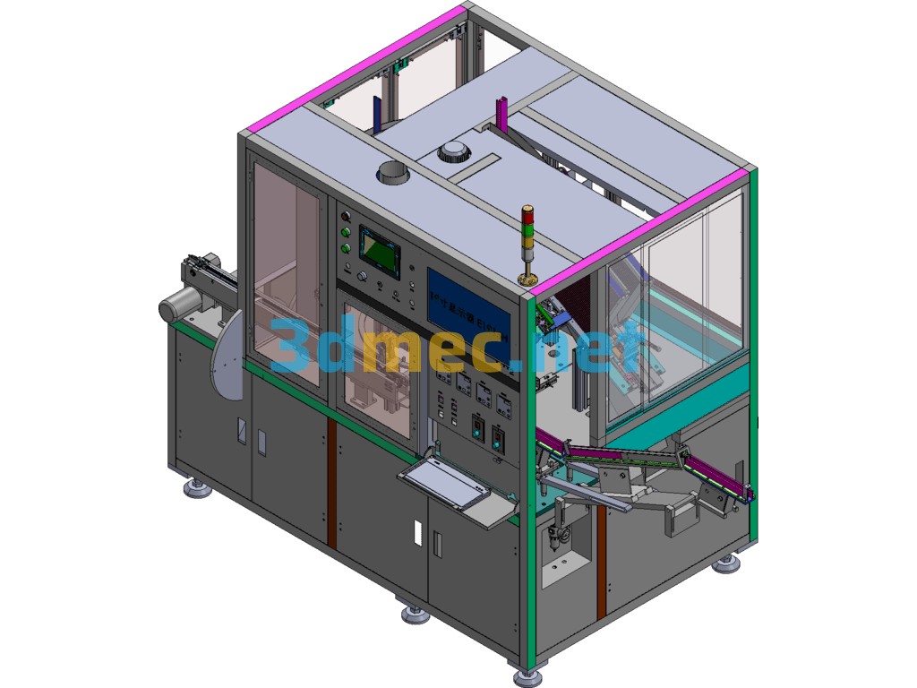 EI Transformer Assembly Welding Machine - 3D Model Exported Free Download