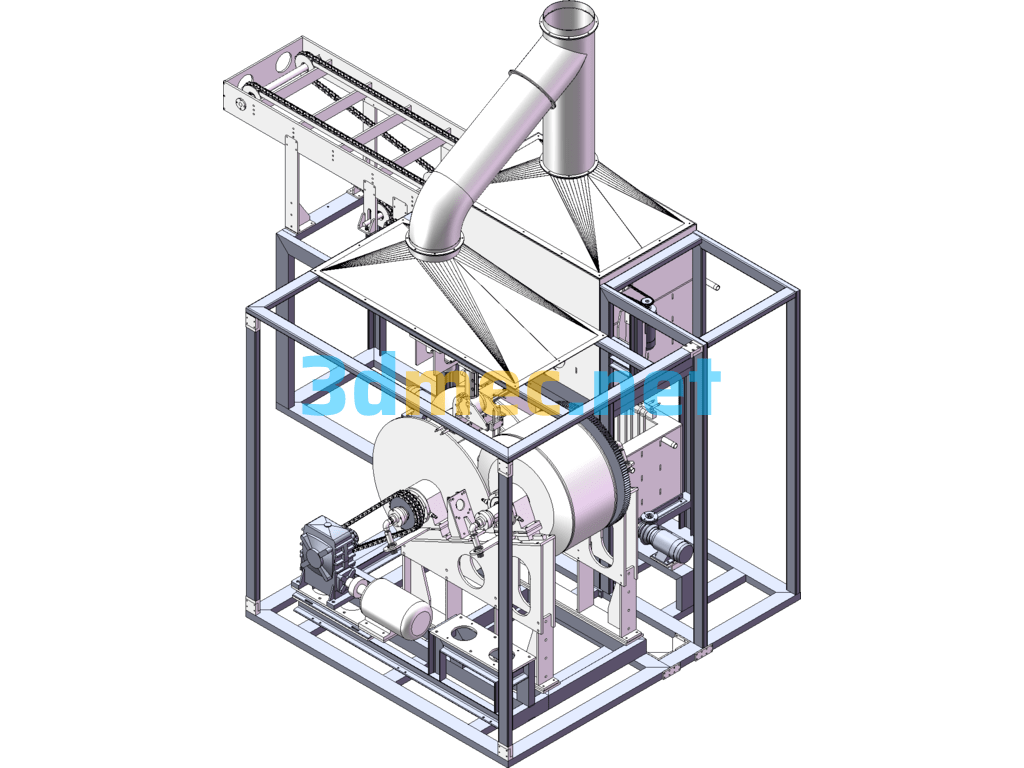 Plate Casting Machine Production Line - 3D Model SolidWorks Free Download