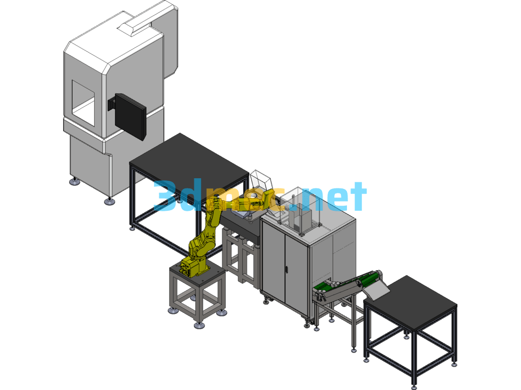 WLFJ01--SLD&DRW1.0 Visual Inspection Single Channel Version - 3D Model SolidWorks Free Download