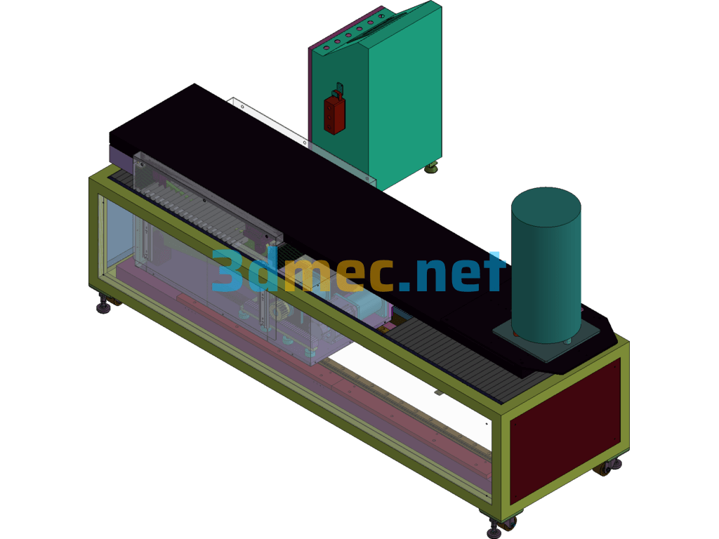 Low Temperature Feeding Elevator - 3D Model SolidWorks Free Download