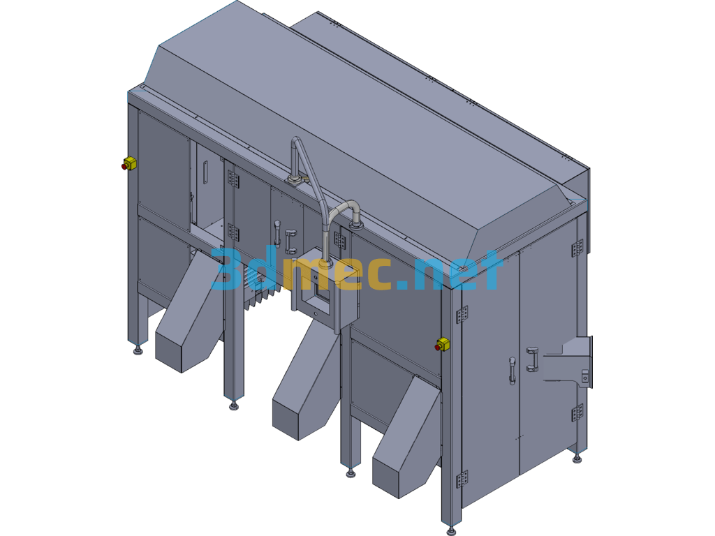 Double Turret Rotary Lifting Non-Standard Automation Equipment - 3D Model Exported Free Download