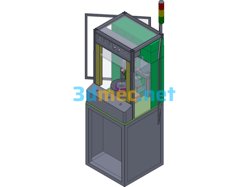 Motor Housing Oiling Machine - 3D Model SolidWorks Free Download