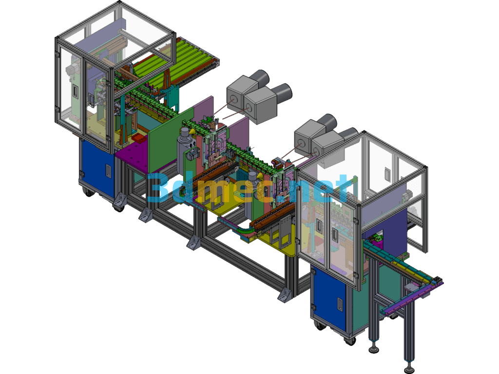 18650 Battery X-Ray Inspection Machine - 3D Model SolidWorks Free Download