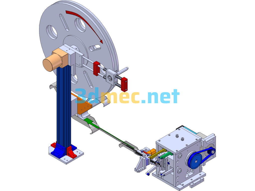 Cam Combination Machine - 3D Model SolidWorks Free Download