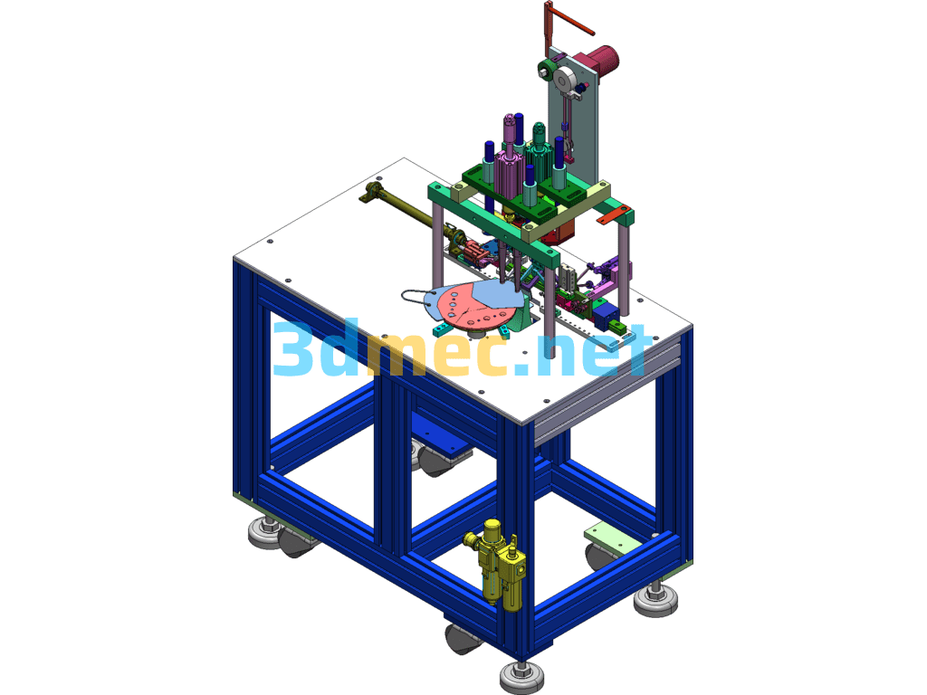 N95 Mask Ear Strap Welding Machine - 3D Model SolidWorks Free Download