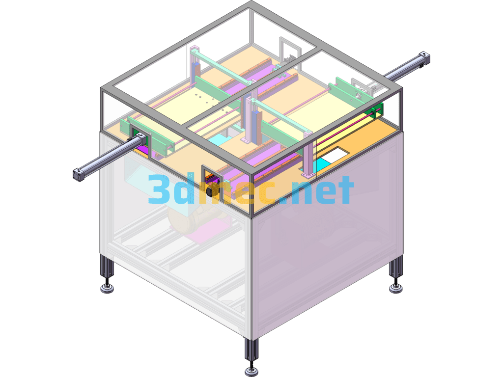 Film Cutting Machine - 3D Model SolidWorks Free Download