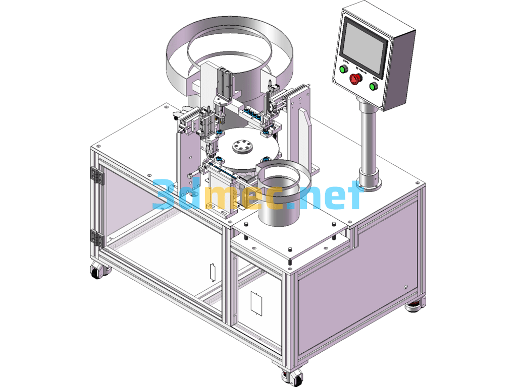 Fully Automatic Assembly Machine 3D + Engineering Drawing + Purchase List BOM - 3D Model SolidWorks Free Download