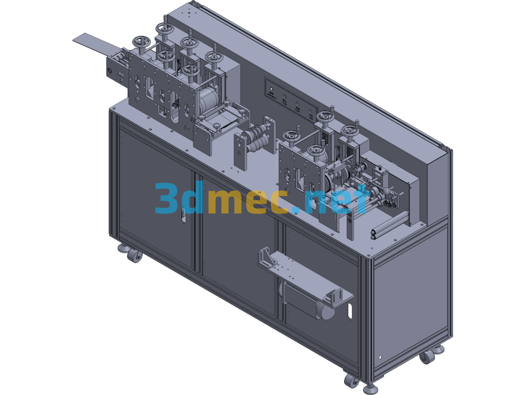 Disposable Mask Sheeting Machine - 3D Model Exported Free Download