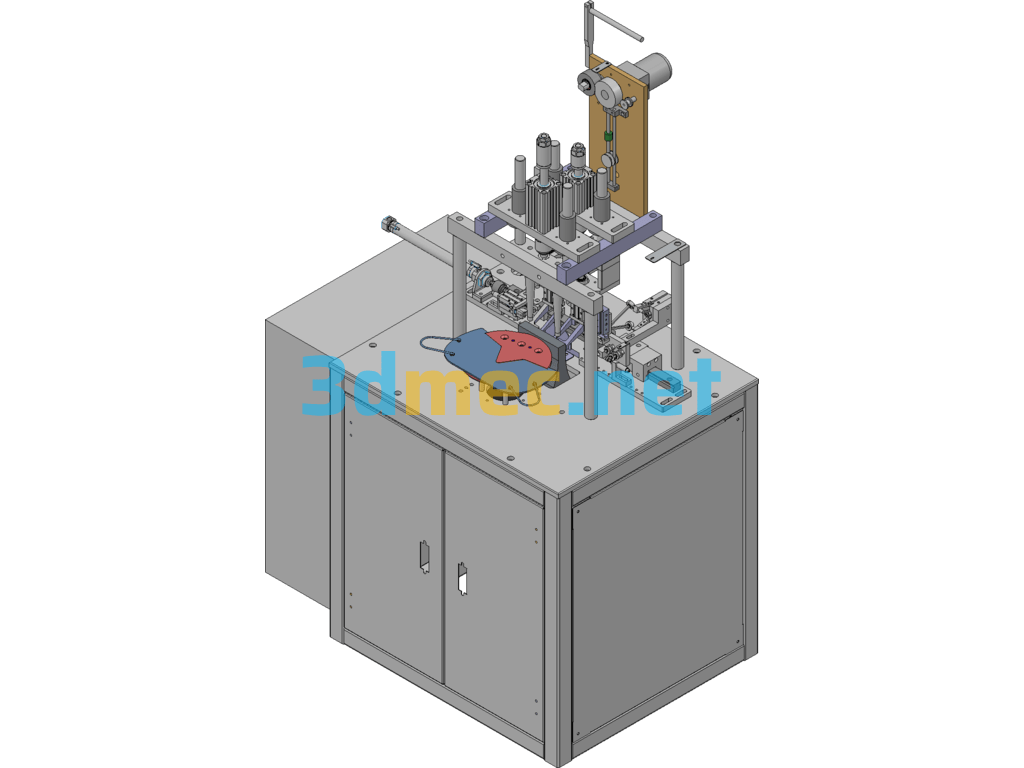 N95 Ear Strap Welding Machine - 3D Model Exported Free Download