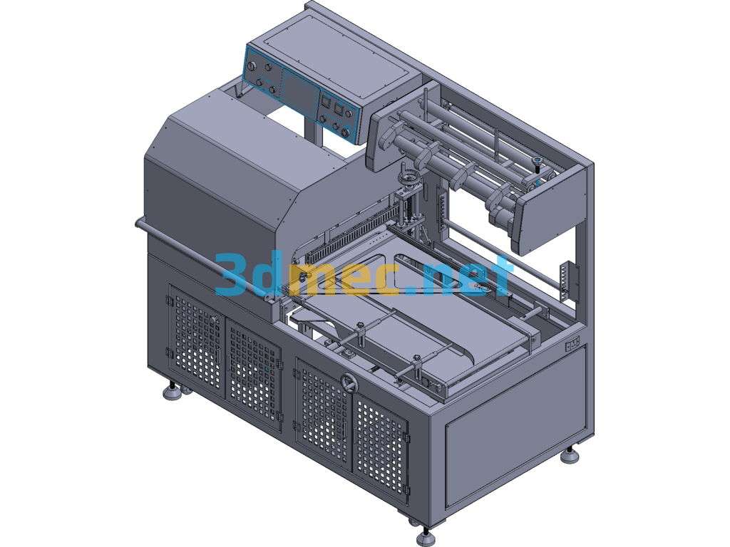 Bagging Machine - 3D Model Exported Free Download