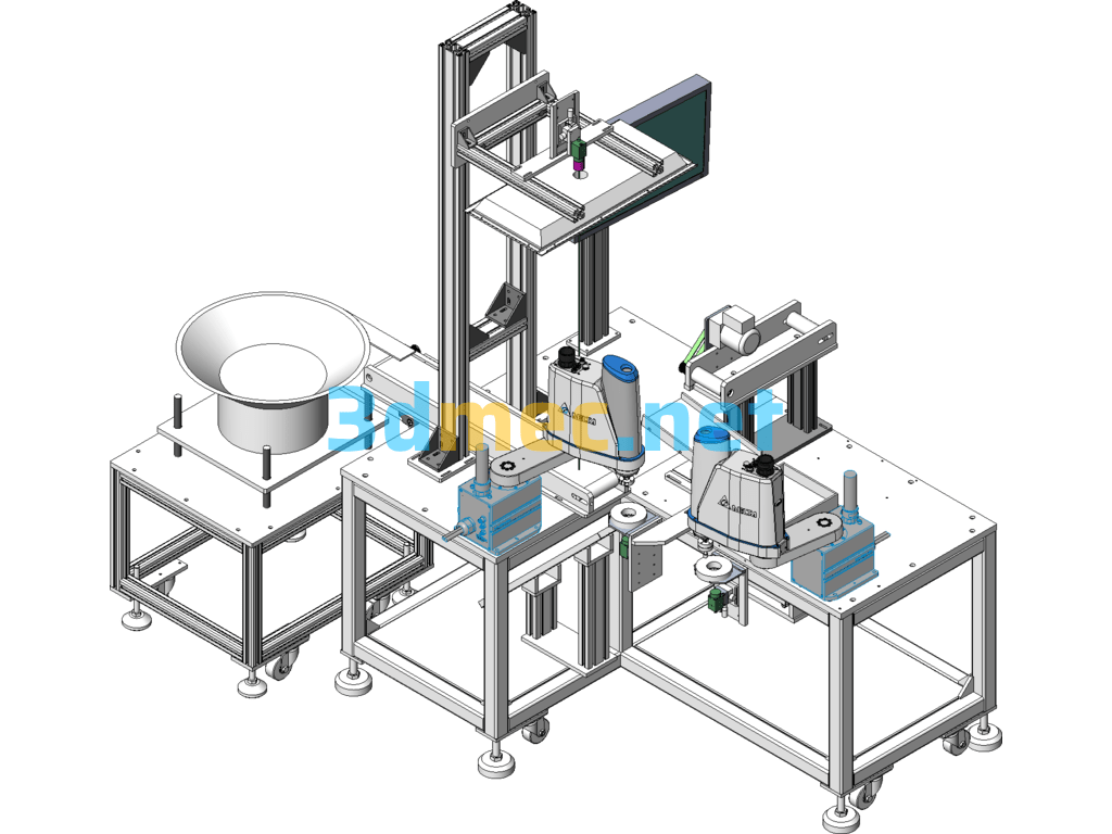 Welding Robot Automatic Feeder - 3D Model SolidWorks Free Download