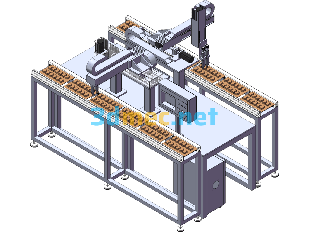 Online Dispensing Machine - 3D Model SolidWorks Free Download