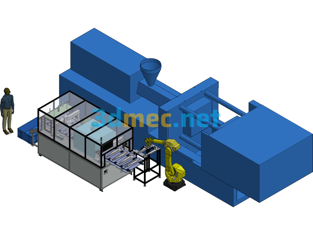 3M Adhesive Machine Equipment - 3D Model Exported Free Download