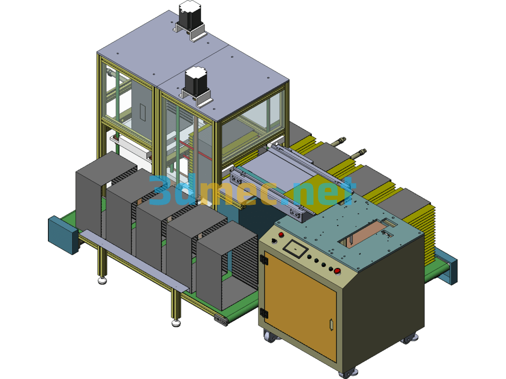 Loading And Depaneling Machine - 3D Model SolidWorks Free Download