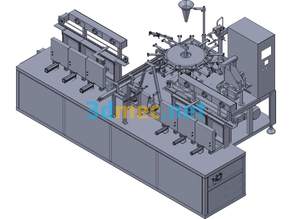 Bag Packaging Machine - 3D Model Exported Free Download