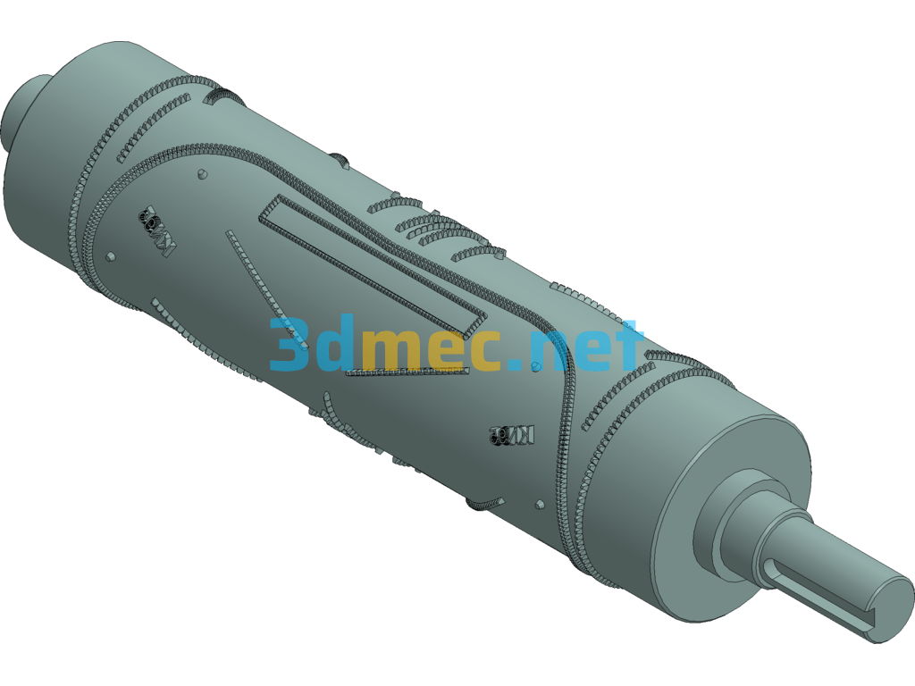 N95 Tooth Mold Drawing - 3D Model Exported Free Download