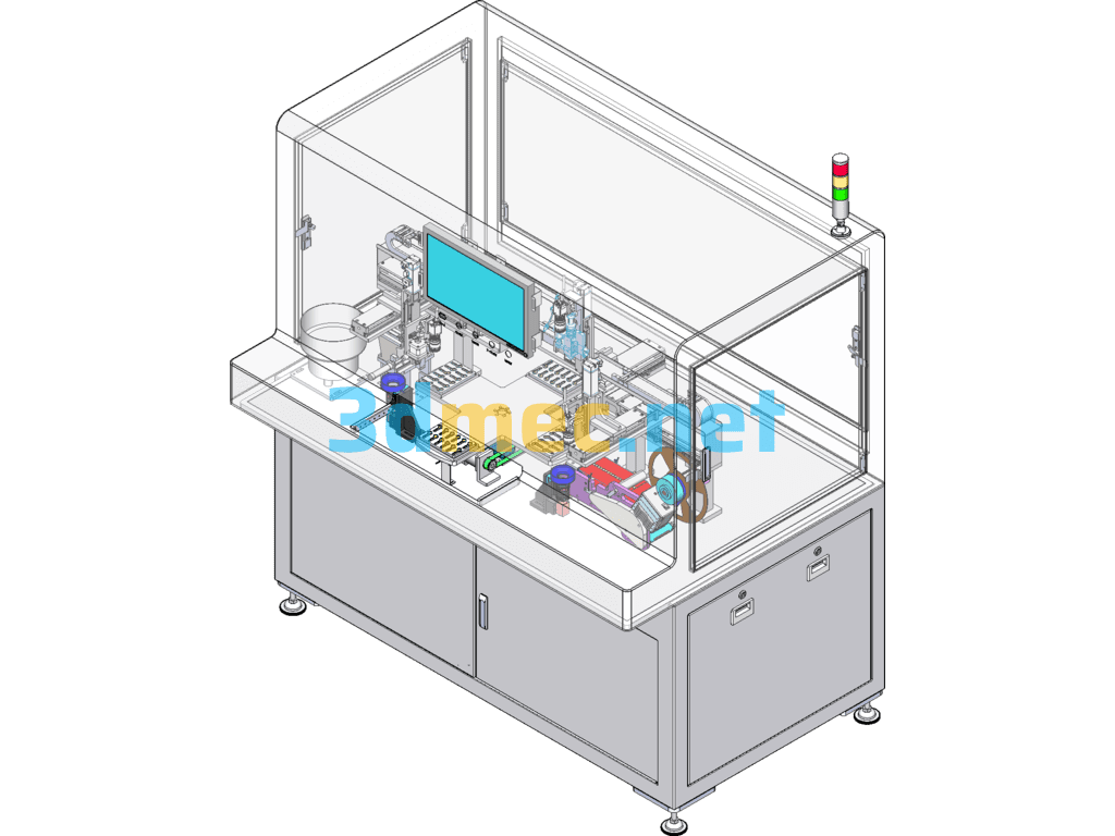 Automatic Copper Sheet Pasting Machine - 3D Model SolidWorks Free Download