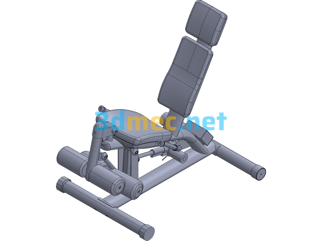 Rehabilitation Kick Calf Muscle Exercise Rehabilitation Equipment - 3D Model SolidWorks Free Download