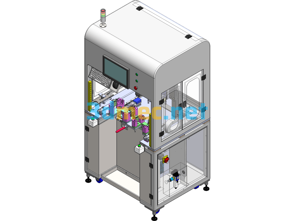 Plug And Unplug Force Testing Machine (The Equipment Has Been Put Into Production And Is In Stable Use) - 3D Model SolidWorks Free Download