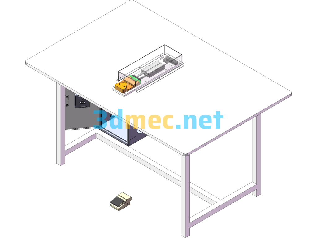 N95 Nose Bridge Welding Machine - 3D Model SolidWorks Free Download