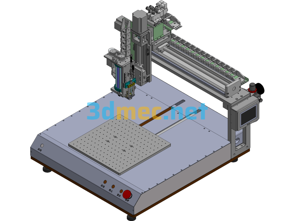 Round Magnet Assembly Machine - 3D Model SolidWorks Free Download