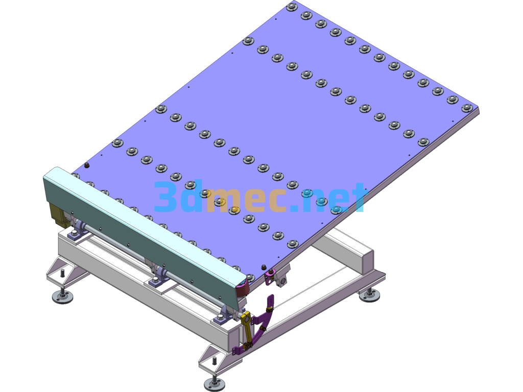 Non-Standard Turning Table - 3D Model SolidWorks Free Download