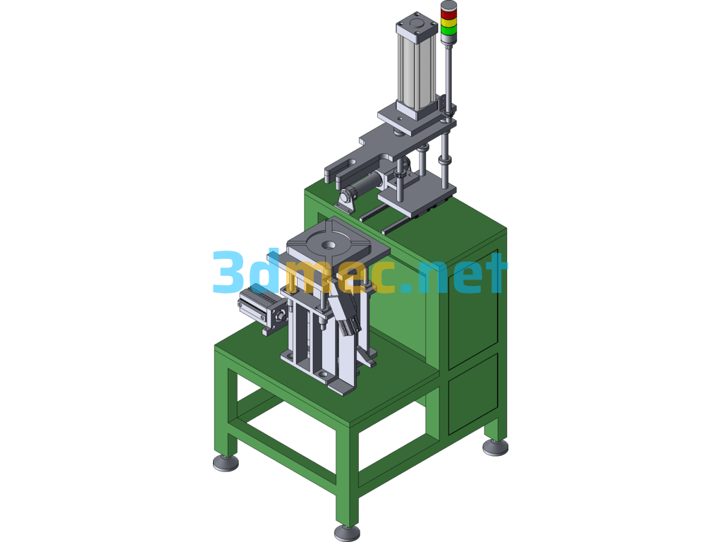 X2020-Pneumatic Press - 3D Model SolidWorks Free Download