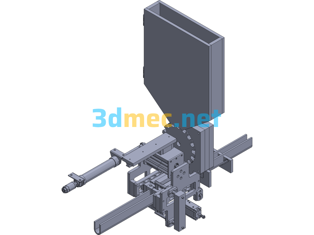 Battery Sealing Machine AAA Single Battery Packing Machine Core - 3D Model SolidWorks Free Download