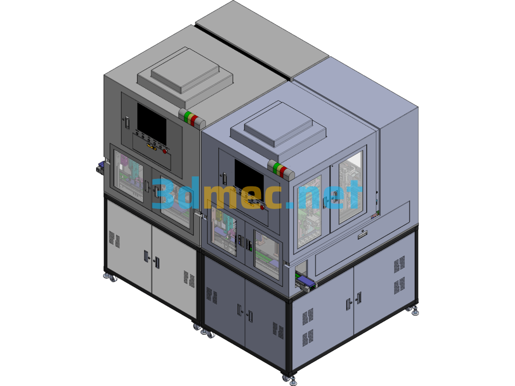 Labeling And Sealing Equipment - 3D Model SolidWorks Free Download