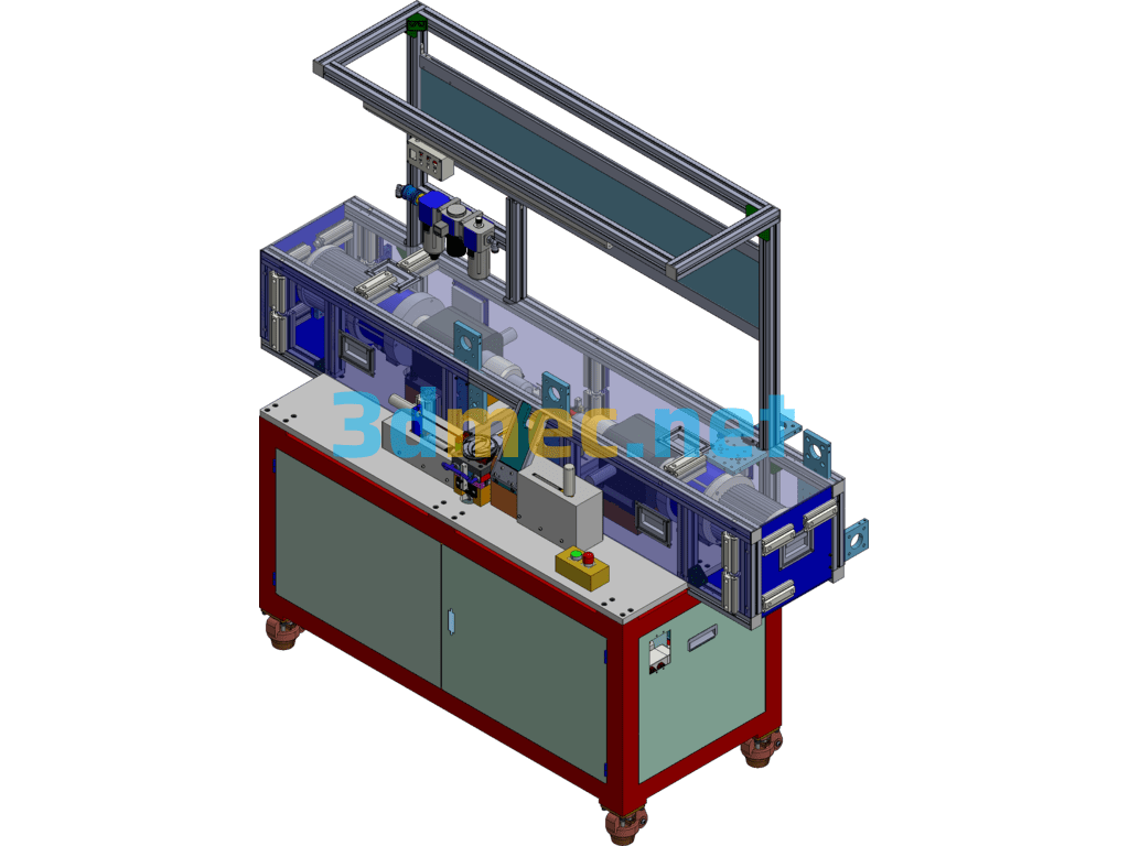 Changan Car Logo Riveting Shaft Equipment H14 - 3D Model ProE Creo.Elements Free Download