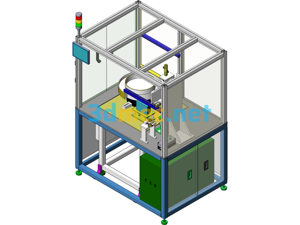 Peristaltic Pump Rotor Assembly Equipment - 3D Model SolidWorks Free Download