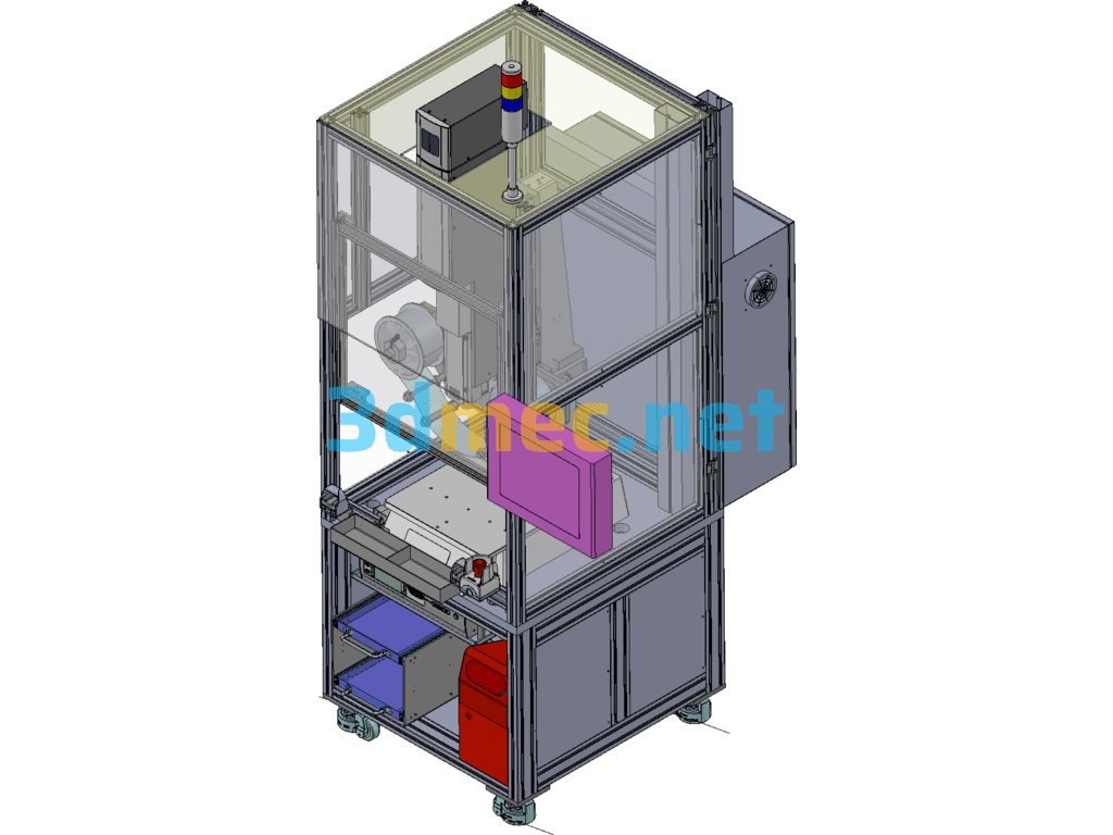 Seat Belt Welding Equipment - 3D Model Exported Free Download