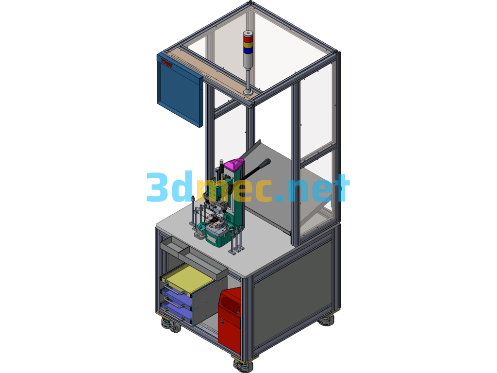 Seat Belt Manual Press - 3D Model Exported Free Download