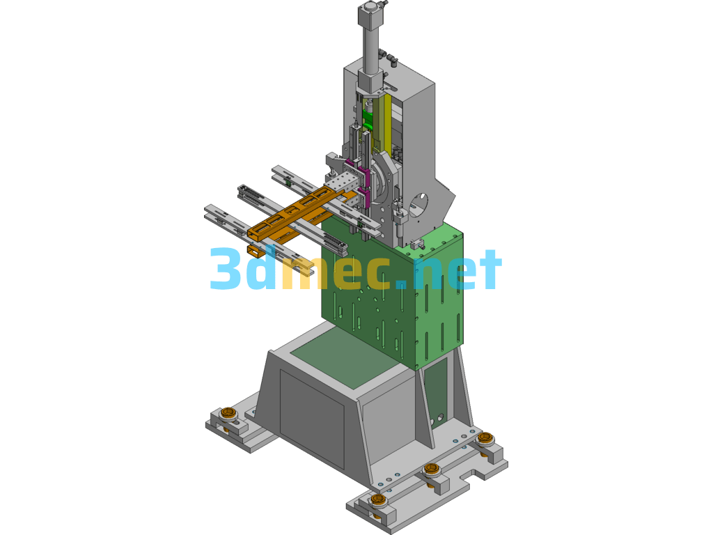 Manipulator With 180 Degree Turning Table - 3D Model Exported Free Download