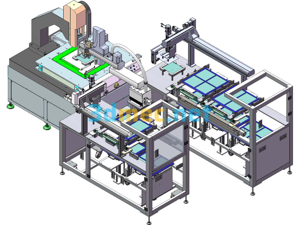 FPC Automatic Loading And Unloading Equipment - 3D Model SolidWorks Free Download