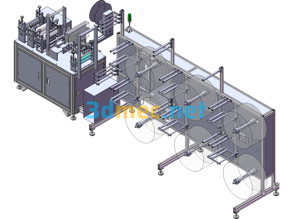 KN95 Tablet Machine Improved Version - 3D Model SolidWorks Free Download