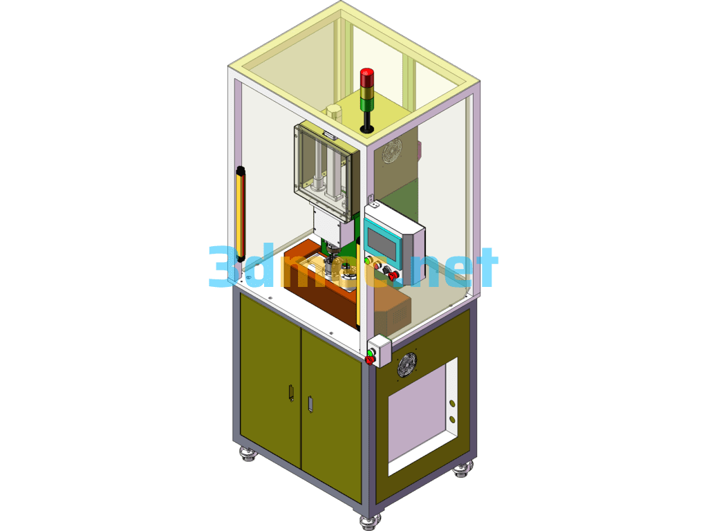 Motor Stator Press Equipment - 3D Model SolidWorks Free Download