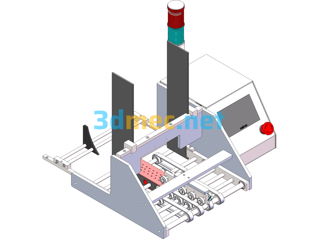 Packing Machine, Labeling, Sorting - 3D Model SolidWorks Free Download