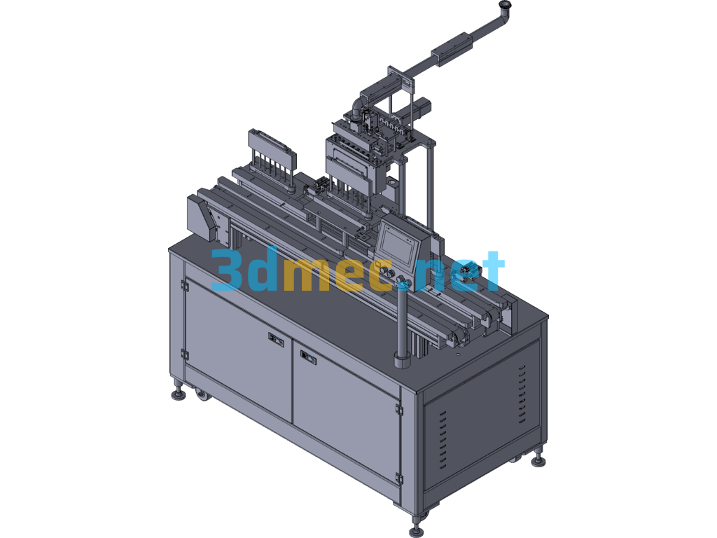 Fully Automatic Eyebrow Pencil Filling Equipment - 3D Model Exported Free Download