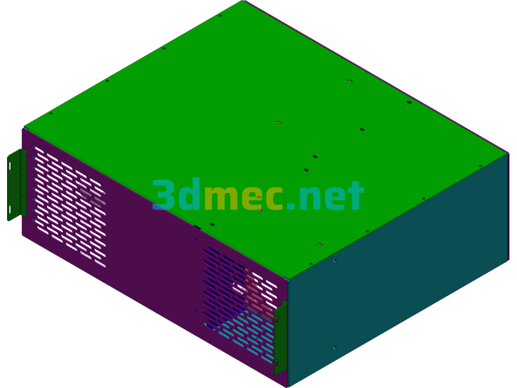 Three-Phase Three-Wire Active Filter (3P3L APF) - 3D Model SolidWorks Free Download