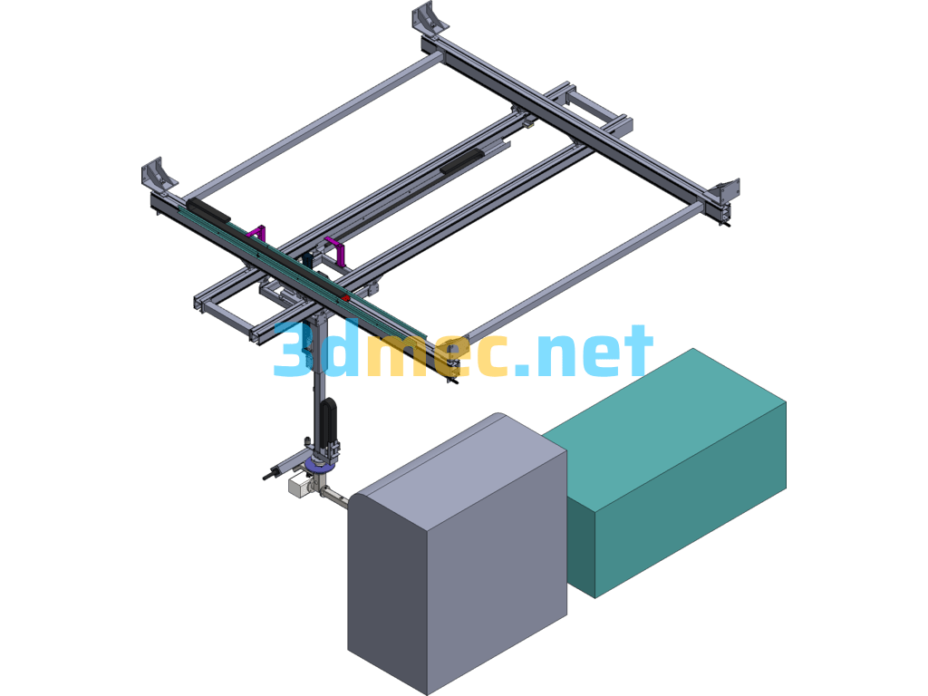 Suspended Power Manipulator - 3D Model SolidWorks Free Download